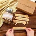 Jinei Christmas Christian Gift Bible Verses Jar Religious Gift for Women Men Read Me When Bible Verses Jar Inspirational Christmas Stocking Stuffer for Church Prayer Birthday Mom Father Coworker