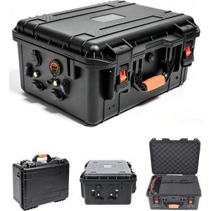Smart Battery Box - Compatible with Group 24 Batteries
Multiple Power Ports for Trolling Motor, Boat, RV, Camping (Battery Not Included)