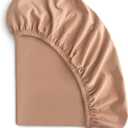 mushie Stretchy & Soft Crib Sheet | Fitted 28" x 52" (Natural)