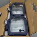 10-Pack Glass Food Storage Containers with Tempered Lids – Borosilicate, Airtight, Oven-Safe (-4°F~950°F), BPA-Free, 4.4 & 1.6 Cup, Leak-Proof, Dishwasher Safe (Gray)