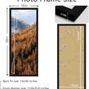 Picrit 14x36 Poster Frame, Photo Frame for Wall Mounting Display, Black