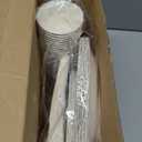 Zubebe 120 Pcs Housewarming Party Tableware Home Sweet Home Plates and Napkins Disposable Sets Rustic Leaves Floral House Warming for New House Wedding Party Supplies Serve 24 Guests(Classic Style)