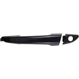 Black Exterior Door Handle Compatible with Hyundai Sonata 2015-2019 (Front Left)