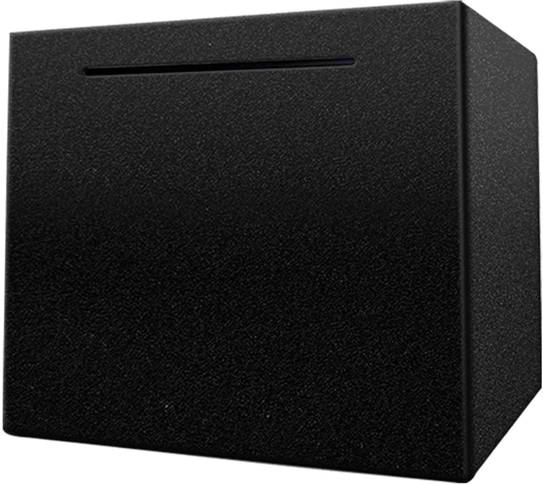 Piggy Bank for Adults Must Break to Open Stainless Steel Money Box Metal Saving Bank Unbreakable Savings Box Money Bank Cash Coin Jar 7.9 inch Black