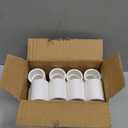 20 Pack 3/4" PVC Pipe Coupling Adapter Pipe Fittings (Socket x Socket) Contractor Pack Schedule 40 Heavy Duty 3/4 Inch PVC Slip Socket Connectors for DIY PVC Shelf Garden Support Structure, White