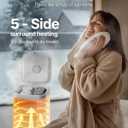 VEVOR Towel Warmers for Bathroom, Towel Warmer Bucket with Child Lock & High-Temp Light & 24H Delay Timer & Auto Shut Off Fits up to 4 Oversized Towels, Blankets, Clothes, Bathrobes and More, White