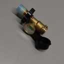DOZYANT Universal Fit POL Propane Tank Adapter with Gauge - Converts POL LP Tank Service Valve to QCC1 / Type 1, Old to New Connection Type
