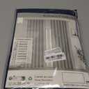 CYCMACO Linen 100% Blackout Curtains for Bedroom, Back Tab/Rod Pocket Room Darkening Curtains, Blackout Curtain for Living Room, Pinch Pleated Curtain(2 Panels Set, 42" W X 63" L, Navy Blue)