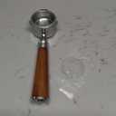 51mm Portafilter for CASABREWS 3700/CM5418, Dual Spout Espresso Handle with Siam Rosewood Grip & 304 Stainless Steel Basket