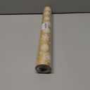 CAKKVDE Vintage Christmas Wrapping Paper Roll - Kraft Gift Wrap with Jute Twine | 17 Inch x 49 Feet Durable Holiday Wrapping Paper for Gifts(White snowflakes)