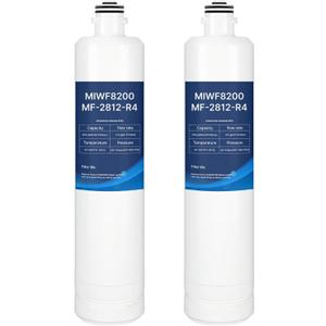 MIWF8200 Replacement for Midea MF-2812-R4 MF-2812-R4R Filter (2 Pack)