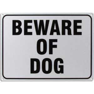Be Ware of Dog Sign Reflective Signs 11 X 8 Inch Rust Free 40 Mil Aluminum Sign