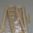 2 PCS Wooden Dish Rack Bamboo Drying Rack Stand Pot Lid Holder Kitchen Cabinet Organizer for Dish Plate Bowl Cup Pot Lid Cutting Board