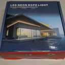 SUCIKORIO Neon Led Strip Lights 50ft / 15m Warm White 3000K Waterproof IP65 Flexible LED Light Strip AC 110-120V Led Lights for Bedroom, Indoor & Outdoor, Power Adapter Included