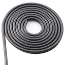 Tioollev Car Door Edge Guards, 16Ft Rubber Seal Car Door Edge Trim, U Shape Door Edge Protector Guard, Aluminum Weather Proofing Automotive Door Edge Molding Protection for Most Car (Black)