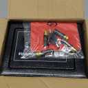 Voncabay Money Safe Box for Home with Sensor Light & Fireproof Money Bag - 0.23 Cubic Feet Security Safe Box with Digital Keypad, Keys & Pass Code Lock, 9.05" W x 6.69" D x 6.69" H, Black