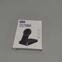 3 in 1 Magnetic Wireless for iPhone Charging Station: Foldable Portable Charger for iPhone 17-12 Pro Max & Apple Watch & AirPods, for Apple Multiple Devices Charger for Home,Office&Travel (Black)