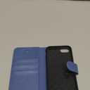 TUCCH Case for iPhone SE 2022/iPhone SE 2020/iPhone 8/iPhone 7, PU Leather Wallet Magnetic Stand Folio with Card Slot Holder, [TPU Shockproof Inner Case] Compatible with iPhone SE3/7/8/SE2, Lake Blue