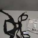 Lukovee No Pull Dog Harness & Leash Set - Heavy Duty Dog Vest Harness with Soft Padded for Medium Large Dogs, Adjustable Reflective Tactical Pet Harness for Easy Walk and Training (M, Black)