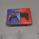 Wireless Switch Controller for Nintendo Switch/Switch 2/Lite/OLED Controller, Switch Controller with a Mouse Touch Feeling on Back Buttons, Extra Switch Pro Controller with Wake-up,Programmable, Turbo Function (Red+Blue)