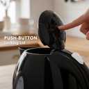 OVENTE Electric Kettle, 1.7L Fast Boiling Water Heater for Coffee or Tea, BPA Free with Water Level Gauge, Auto Shut-Off, Boil-Dry Protection, Indicator Light and Removable Filter, Black KP72B