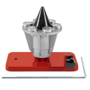 42-047 Magnetic Wall Mount Blade Balancer Replace # 339075B Lawn Mower Blade Balancer - Red Magnetic Wall Mount
