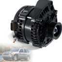 15768830 12V 300A Alternator Compatible with Cadillac Escalade, Chevy Suburban Tahoe, Rainier Ascender, Hummer H2, Saab 9-7X 2000 2001 2002 2003 2004 2005 2006 Replace# 18000002