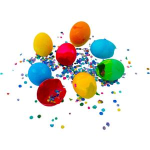 Confetti Eggs Cascarones - 2 Dozen - Great for Easter, Cinco de Mayo, Easter, Birthdays, Parties, San Antonio Fiesta, Other Celebrations