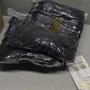 OGLAND 2 Pack Fluffy Sheepskin Car Seat Cover-Fuzzy Fur Auto Cushion for Universal Automotive Protector (Black, 2 Pcs Front Seat Cover)