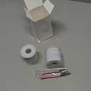 2 Rolls FIVEIZERO White Elastic Bracelet String Total 330 Feet,1mm,1.2mm,1.5mm Elastic Cord for Beading Stretchy String with Beading Needle for Bracelets,Sewing,Necklace,Jewelry Making and Crafts