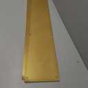 4 Sets Stainless Steel Door Kick Plate for Interior and Exterior Doors 6 x 34 fits 36 Front or Back Door - Door Kick Plates - Commercial Hardware adds Door Security in Satin Brass Finish