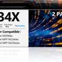 134X Black Toner Cartridges Replacement for HP 134X W1340X 134A Toner