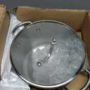 GreatChef Stock Pot Stainless Steel for Cooking Riveted Handle, Heavy Duty Vessel,Induction Compatible All Cooktops in Use, Dishwasher & Oven Safe (8 Quart + Laddle))