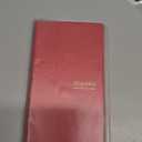 Undated Weekly Planner Notebook Pocket Organizer Appointment Book Journal Notebook A6 Week Plan Notepad (Bright red with cover)