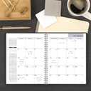 AT-A-GLANCE 2027 Planner, Monthly, 7" x 8.75", Unruled Daily Blocks, DayMinder, Black (G4000027)