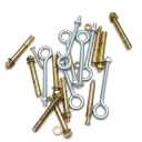 Assorted eye bolts and sleeve anchors hardware set