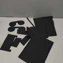 Auovo Cup Holder Inserts Liners Compatible with Subaru Solterra 2023-2025 Toyota BZ4X Accessories 2025 2024 2023 2022 Cup Holder Coasters Center Console Liners Door Pocket Mats 16PCS (Black)