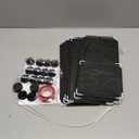 Under Bed Blocker for Pets, Gap Bumper for Under Bed, Stop Things Going Under Bed or Sofa Couch, Toys Blocker for Cats Dogs, Easy to Install, Total 7" Height 78.5" Length, Black