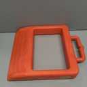 ROBLOCK Pallet Jack Chock Heavy Duty Wheel Chock, Pallet Jack Stopper for Truck 14.2" Length x 11.2" Width x 2" Height (1 Pack, Orange)