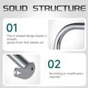 MoKitDora Softail Engine Guard Highway Crash Bar 1.25" Fat for Harley 2000-2017 FL Heritage Classic Deluxe Fat Boy FLSTF Models, Chrome