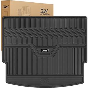 3W Cargo Liner Custom Fit for 2021-2026 Nissan Rogue, TPE All Weather Heavy Duty Rubber Rogue S/SL/SV/Platinum Trunk Mats Car Mats Fit with the Top Position (NOT for Nissan Sport)