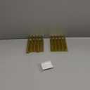 10 Pack Self-Stick Push Pull Helper ABS Plastic Wardrobe Handle Instant Cabinet Drawer Furniture Handles (Gold)