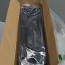 Amazon Basics Durable 3 Ring Binder with Zipper and Strap, Multiple Pockets, Sturdy Storage for School and Office, 3 inch, Black