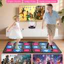 Dance Mat for Kids and Adults: 2-Player Electronic Dance Pad with HDMI for TV - Wireless Musical Exercise Game - Great for Party Fun & Birthday Gifts for Girls & Boys Ages 6+, Standard Dance Mat Size
