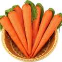 Beeveer 8 Pcs Easter Fabric Artificial Carrots Decor 11.8 Inch Fake Carrot for Farmhouse Spring Easter Crafts Home Party Tabletop Basket Decorations(Regular Style)
