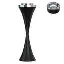RELIANCER Floor Standing Ashtray w/Detachable Cigar Container,Stainless Steel Cigarette Ash Tray,Outdoor Self-Cleaning Ash Holder w/Weighted Base,Cigarettes Butt Receptacle Disposal for Home Patio