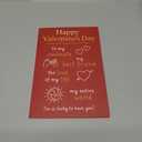 3 x Valentines Day Card,Valentines Day Cards Gifts for Him Her,Valentines Day Card for Husband Wife Boyfriend Girlfriend Fiancee Fiance Men Women with Sweet Message