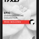 Americanflat 19x27 Poster Frame with Polished Plexiglass - Black Picture Frame - Wide Photo Frames Made of Engineered Wood for Vertical or Horizontal Wall Display - Epic Collection - Black