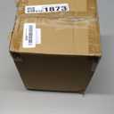 HillSpring Large Marble Kitchen Utensil Holder for Countertop, Tool Organizer with Protective Padded Base, Farmhouse Decor Gift, Wine Chiller Bucket, 6.4", Grey (Gray)