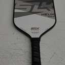 SLK Helix Pro Pickleball Paddle | Carbon Fiber & Fiberglass Hybrid Face | Thermoformed Carbon Fiber Core | Unmatched Control (Legend Gray)